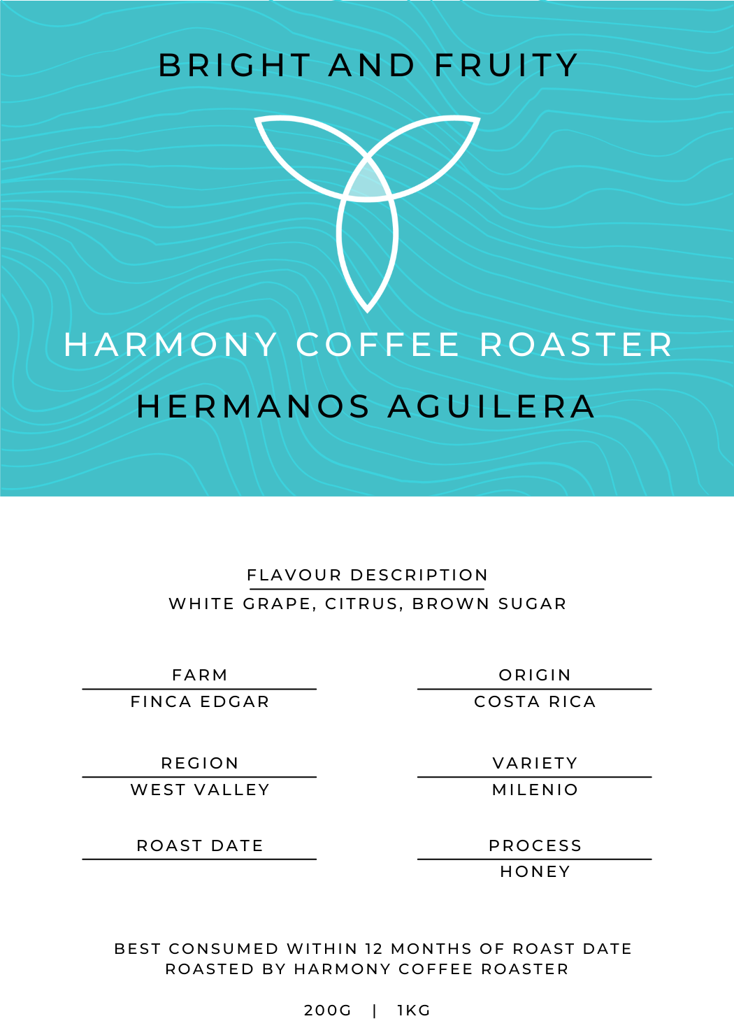 Coffee description Hermanos Aguilera